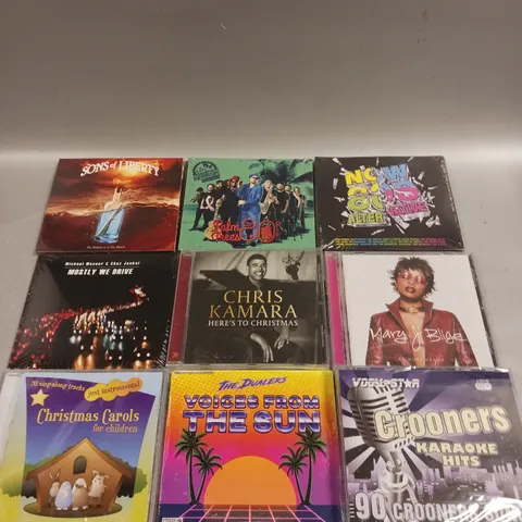 APPROXIMATELY 30 ASSORTED CD ALBUMS TO INCLUDE MARY J BLIGE, SONS OF LIBERTY, NOW 80S ETC