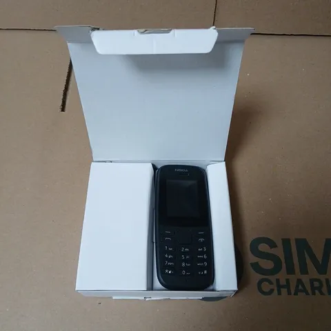 NOKIA 105 4TH EDITION MOBILE PHONE BLACK – BOXED