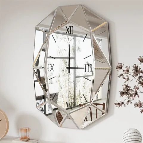 BOXED NORTHAMPTON GLASS WALL CLOCK (1 BOX)