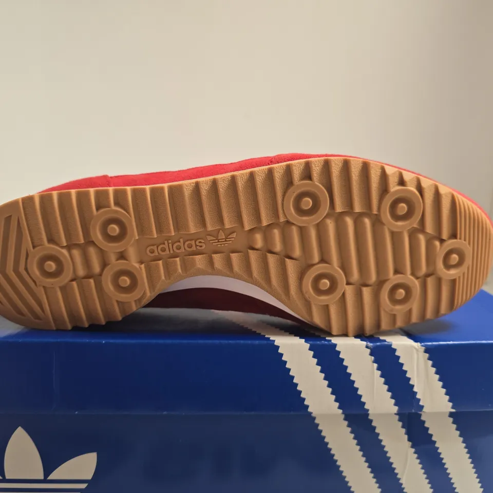 BOXED PAIR OF ADIDAS SL72 OG W WOMEN'S SNEAKERS – RED/PINK, UK 6