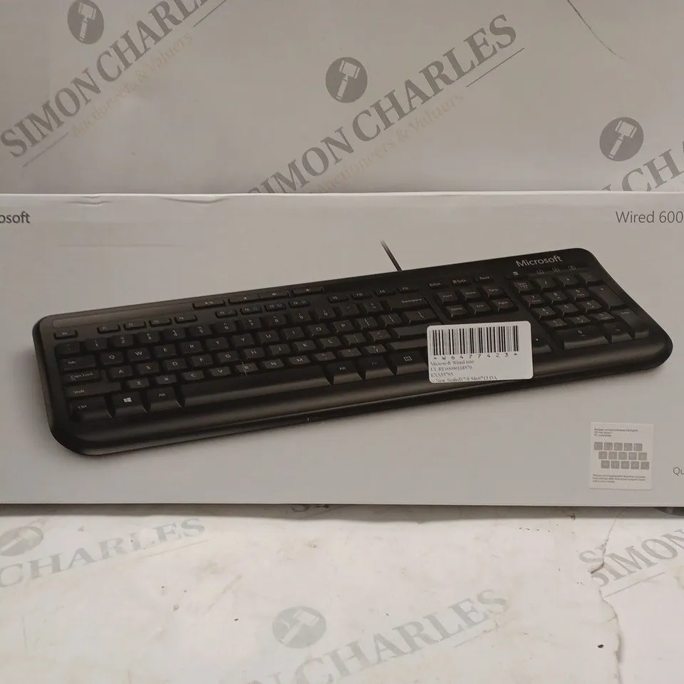 BOXED AND SEALED MICROSOFT WIRED 600 KEYBOARD