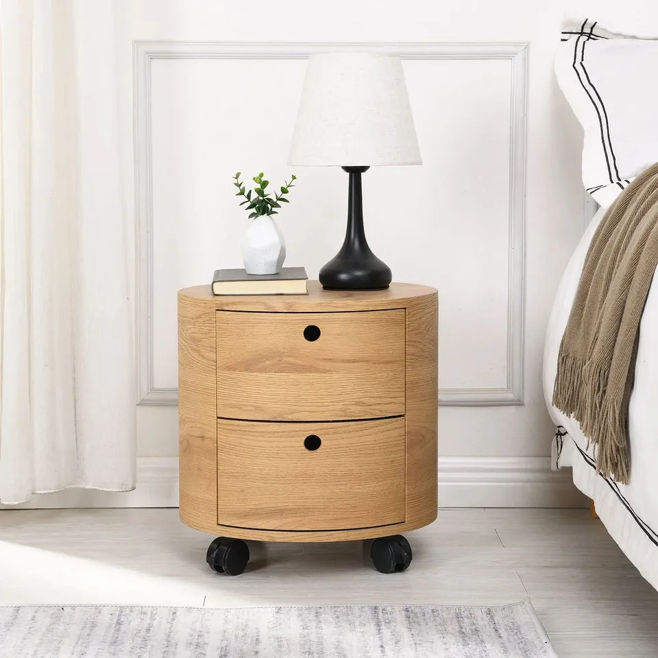 DRUE 2 DRAWER BEDSIDE TABLE