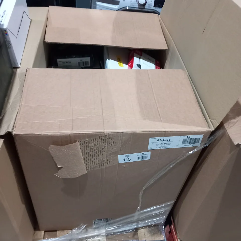 LARGE BOX OF ASSORTED ELECTRICAL GOODS TO INCLUDE;