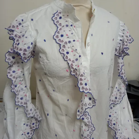 FABIENNE CHAPOT JOSIE BLOUSE - UK SIZE 8 