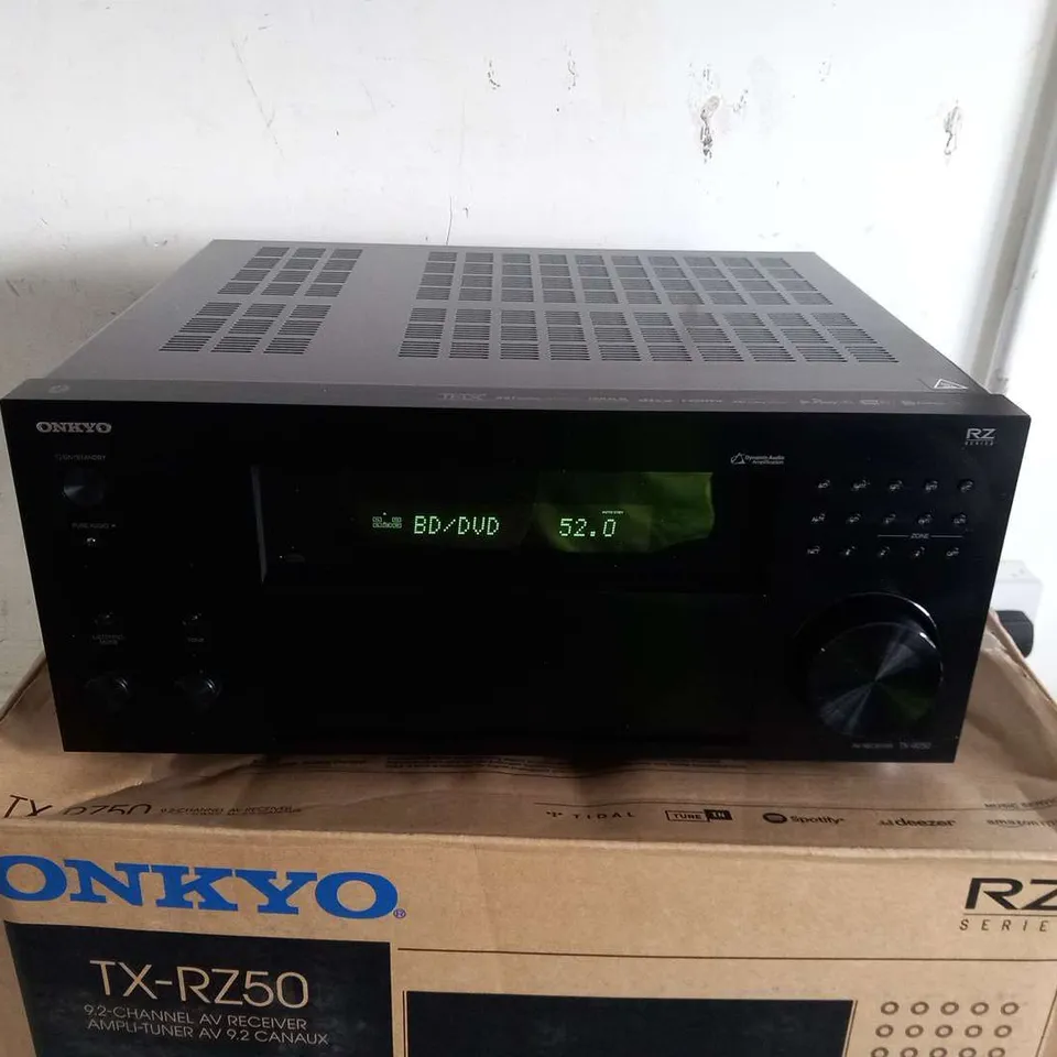 ONKYO TXRZ50 BLACK DOLBY ATMOS AND DTS:X HOME CINEMA, SURROUND SOUND, AV RECEIVER RRP £1399