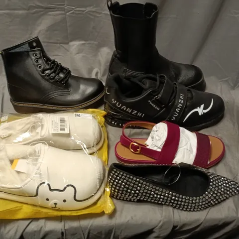 LOT OF APPROXIMATELY 20 ASSORTED PAIRS OF SHOES AND TRAINERS IN VARIOUS SIZES