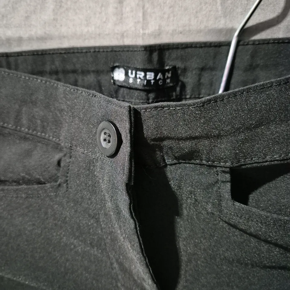 URBAN STITCH BLACK TROUSERS – WOMEN’S, UK SIZE 4