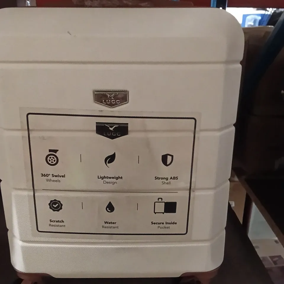BRAND NEW LUGG SMALL SUITCASE BEIGE AND BROWN