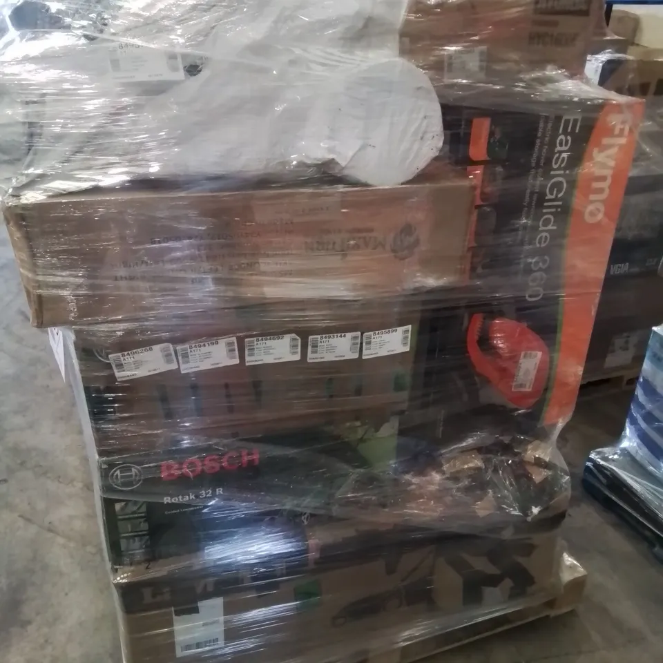 PALLET OF APPROXIMATELY 14 UNPROCESSED RAW RETURN HOUSEHOLD AND ELECTRICAL GOODS TO INCLUDE;