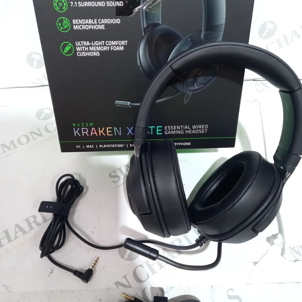 BOXED RAZER KRAKEN X LITE WIRED GAMING HEADSET - BLACK