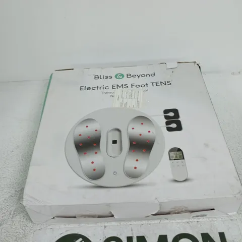 BLISS & BEYOND ELECTRIC EMS FOOT TENS DEVICE