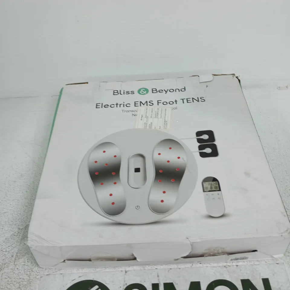 BLISS & BEYOND ELECTRIC EMS FOOT TENS DEVICE