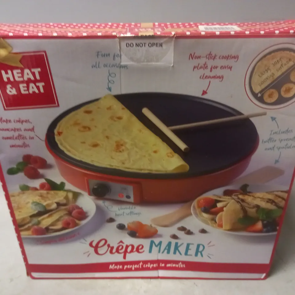 HEAT & EAT CREPE MAKER