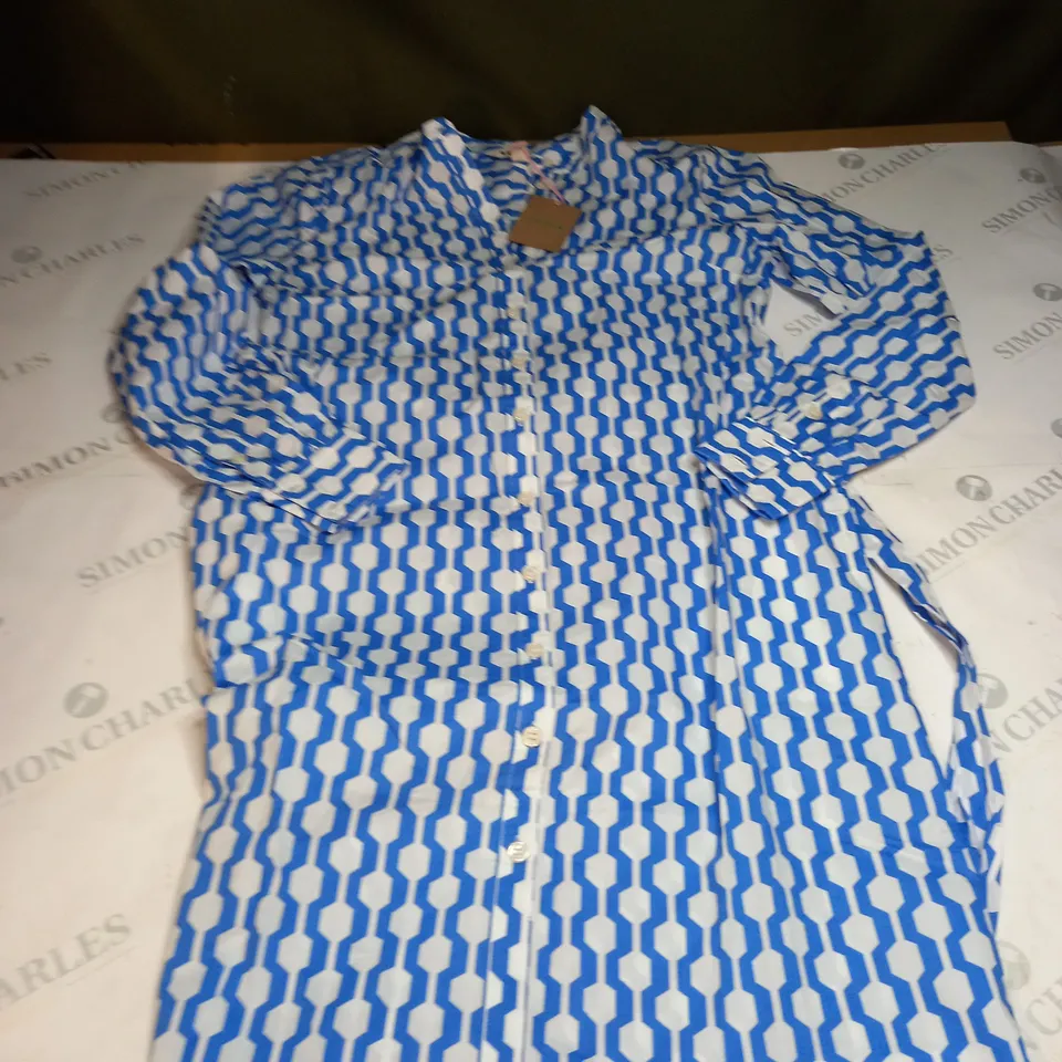 BODEN OCCASSIONAL BUTTONED SHIRT DRESS SIZE 8