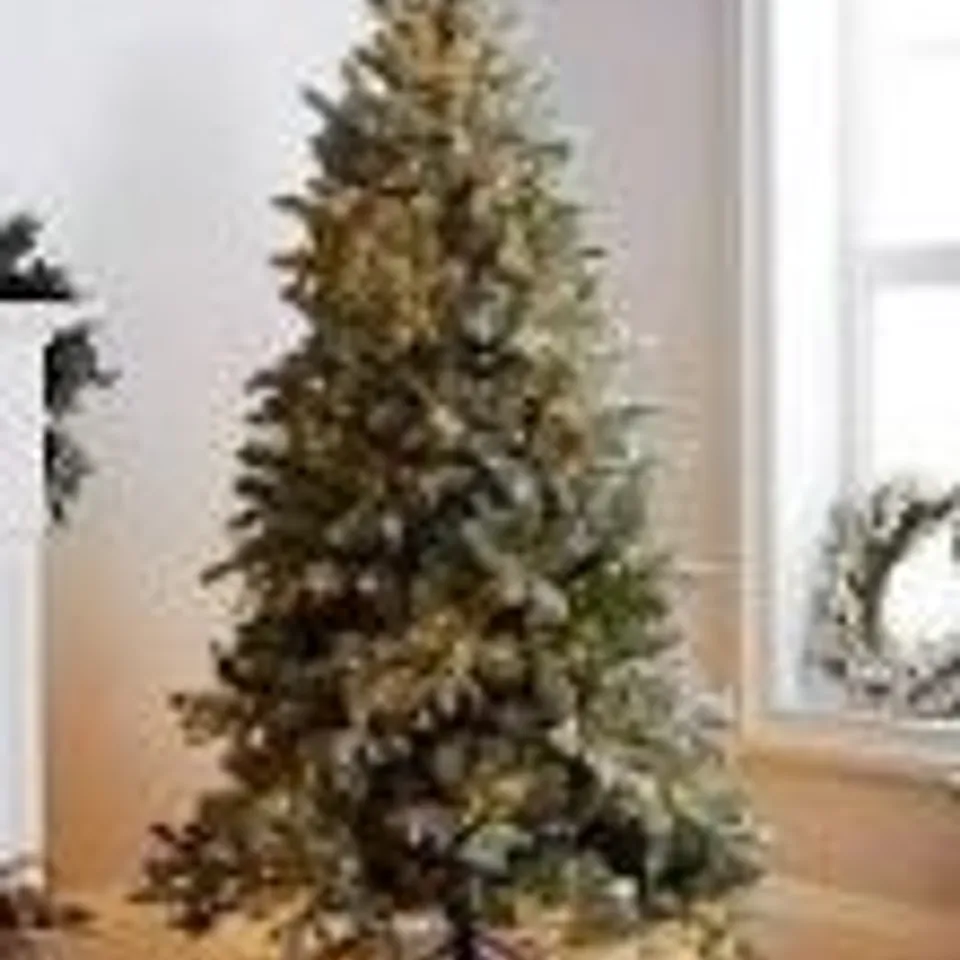 JM BY JULIEN MACDONALD SPARKLING FRAISER CHRISTMAS TREE 7FT - COLLECTION ONLY