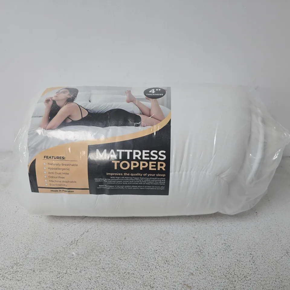 MATTRESS TOPPER 4" THICKNESS