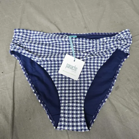 PANACHE GINGHAM MIDI SWIMMING BRIEFS - 14