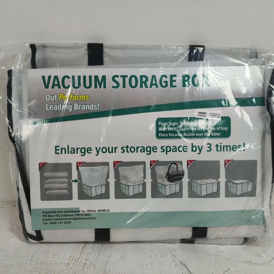 8 X SEALED VACUUM STORAGE BOX SETS
