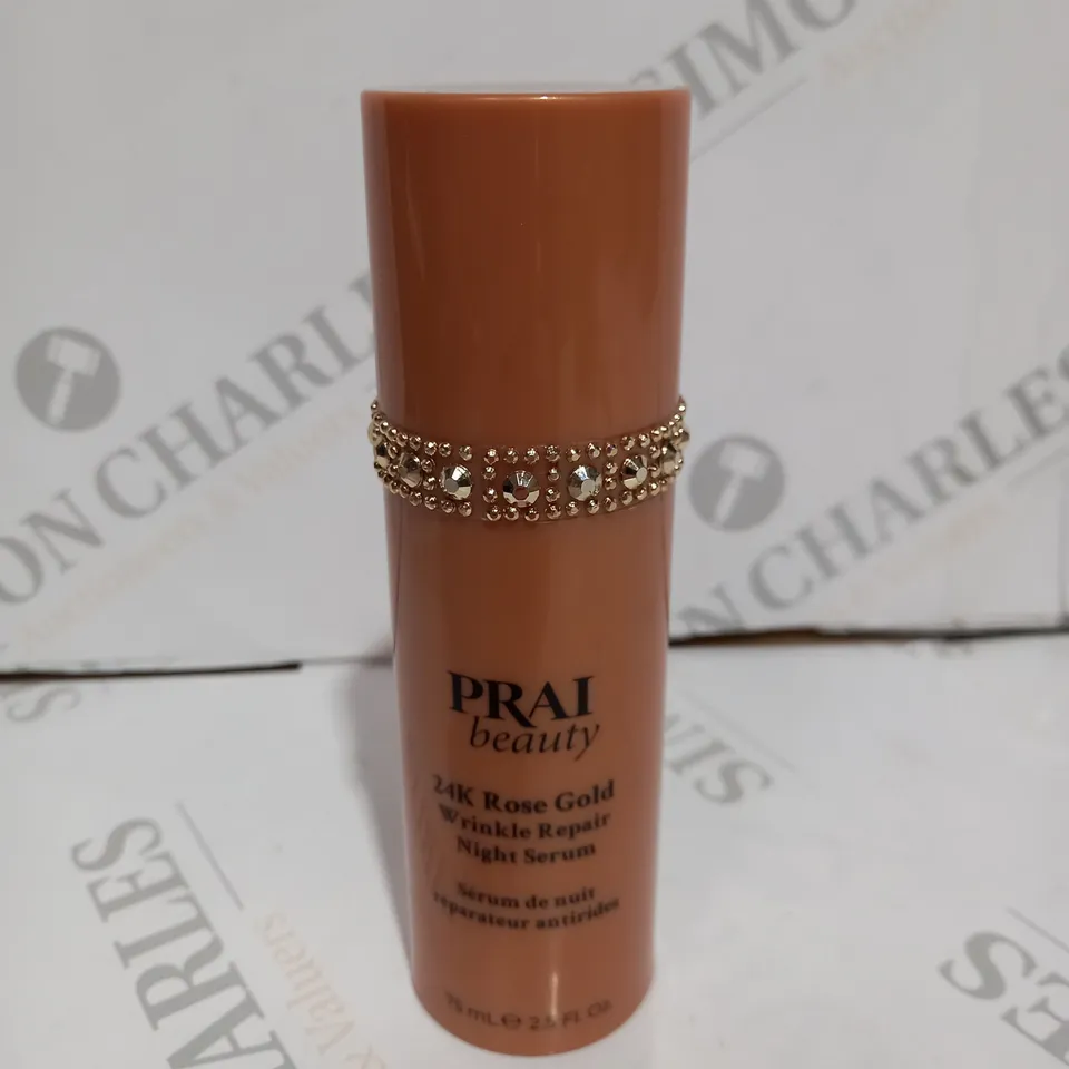 PRAI BEAUTY 24K ROSE GOLD WRINKLE REPAIR NIGHT SERUM
