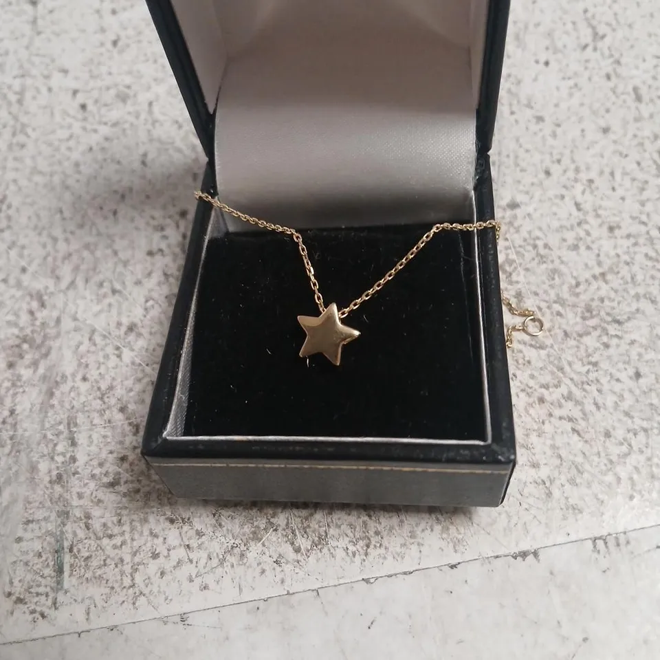 OUTLET GOLD 9CT ITALIAN GOLD STAR BRACELET 1.10G 