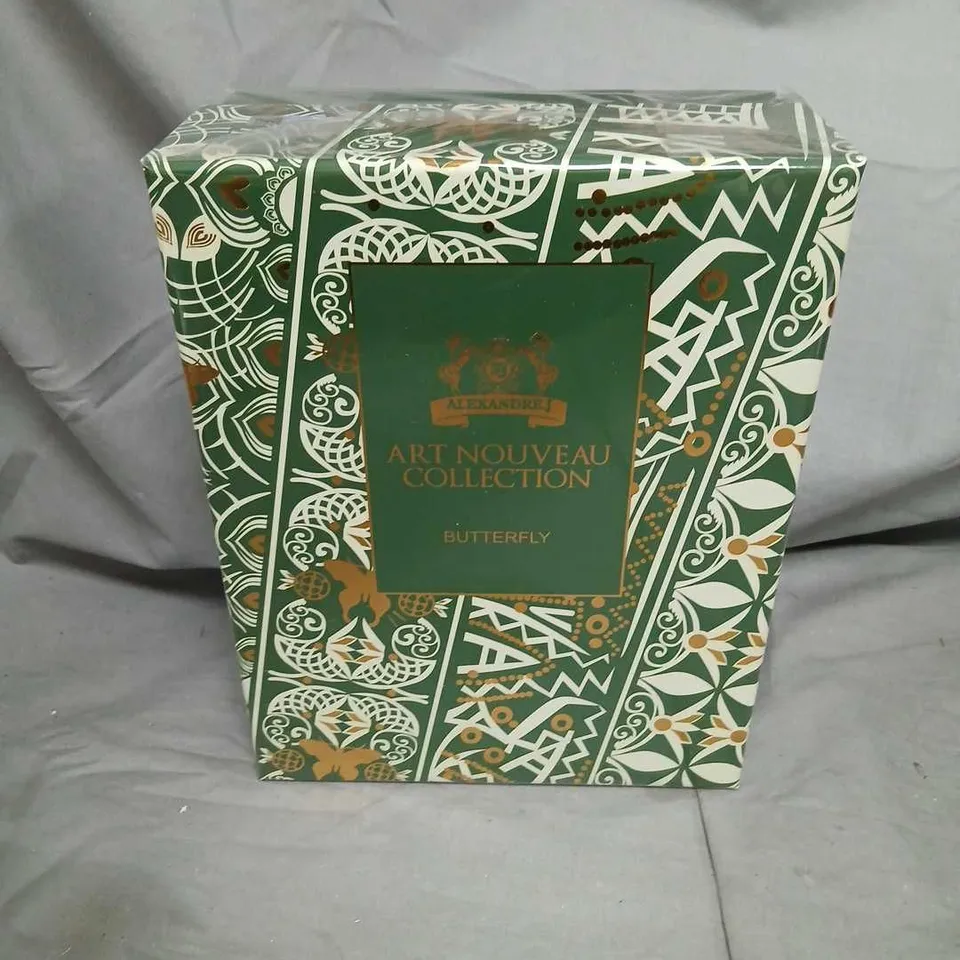 BOXED AND SEALED ART NOUVEAU COLLECTION BUTTERFLY EAU DE PARFUM 100ML