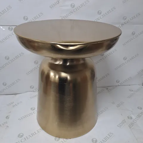K BY KELLY HOPPEN GOLD SIDE TABLE