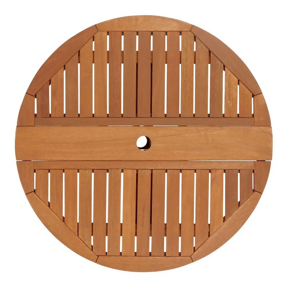 BOXED ARIANNA FOLDING WOODEN ROUND DINING TABLE 