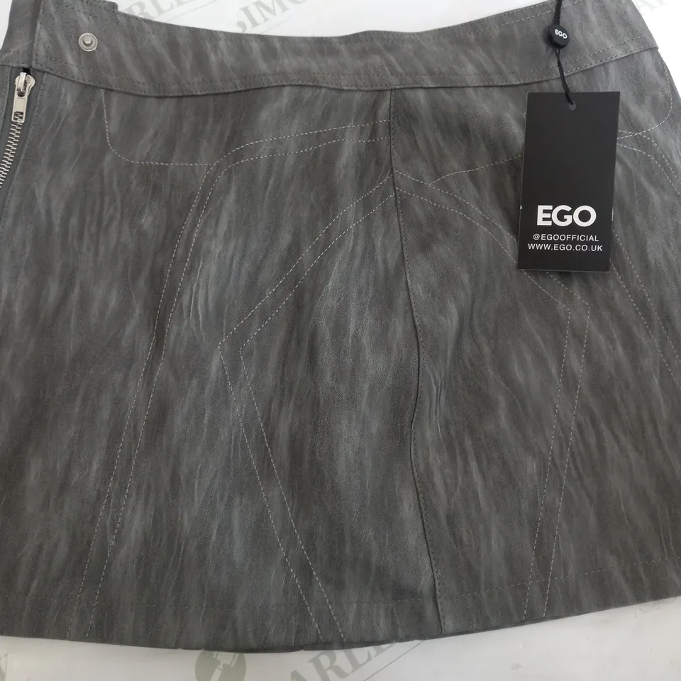 EGO STYLE CODE CHARCOAL GREY SKIRT - SIZE 10