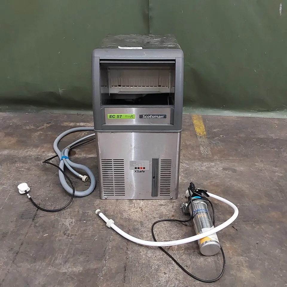 SCOTSMAN EC57 ECOX ICE CUBER WITH INTEGRAL DRAIN PUMP 