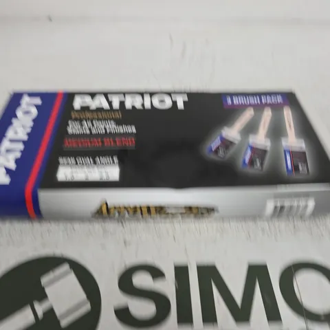 PATRIOT MEDIUM BLEND PAINT BRUSHES - X3 