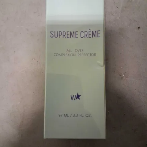 APPROXIMATELY 30 BOXED SUPREME CRÈME ALL OVER COMPLEXION PERFECTOR 97ML