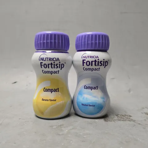 TOTE OF APPROXIMATELY 20 NUTRICA FORTISIP COMPACT TO INCLUDE -  BANANA FLAVOUR & NEUTRAL FLAVOUR 