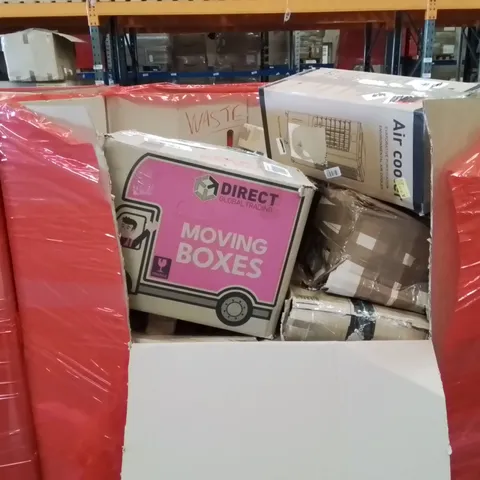 PALLET OF ASSORTED HOUSEHOLD GOODS AND PRODUCTS TO INCLUDE; BOXED HOUSEHOLD ITEMS ETC