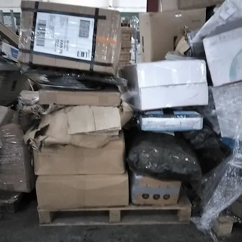 PALLET OF ASSORTED PRODUCTS AND HOUSEHOLD GOODS TO INCLUDE;SUITCASE,BABY CAR SEAT,PARASOL BASE