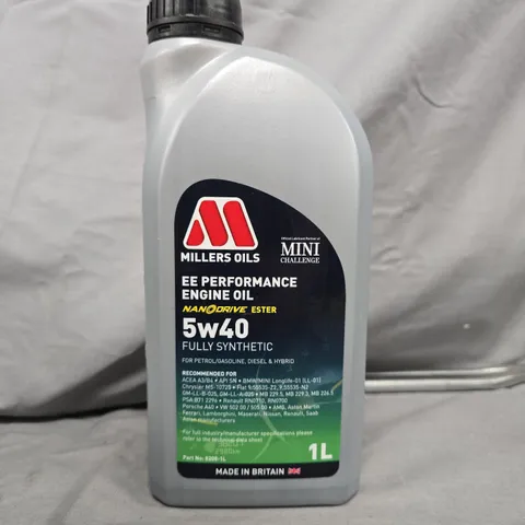 Millers Oils NanoDrive Ester 5W40 Fully Synthetic Engine Oil – 1L