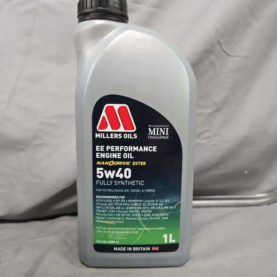Millers Oils NanoDrive Ester 5W40 Fully Synthetic Engine Oil – 1L