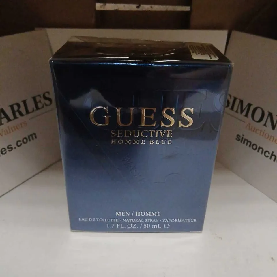 BOXED AND SEALED GUESS SEDUCTIVE HOMME BLUE EAU DE TOILETTE 50ML