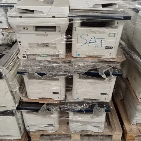 PALLET TO CONTAIN A LARGE ASSORTMENT OF XEROX PRINTERS