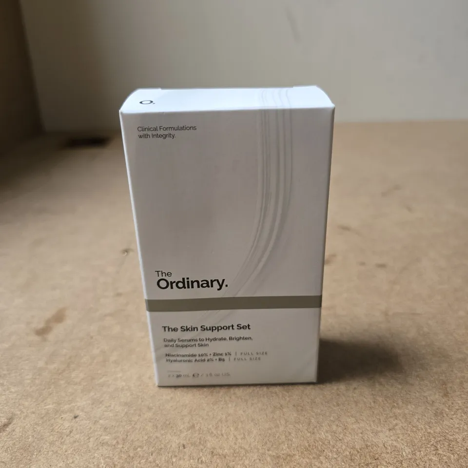 THE ORDINARY THE SKIN SUPPORT SET 2 IN 1 (NIACINAMIDE + HYALURONIC ACID) 2 X 30ML