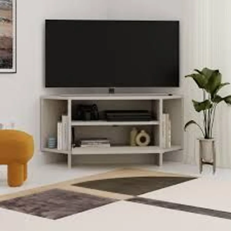 BOXED VIVA TV STAND //SANDSTONE