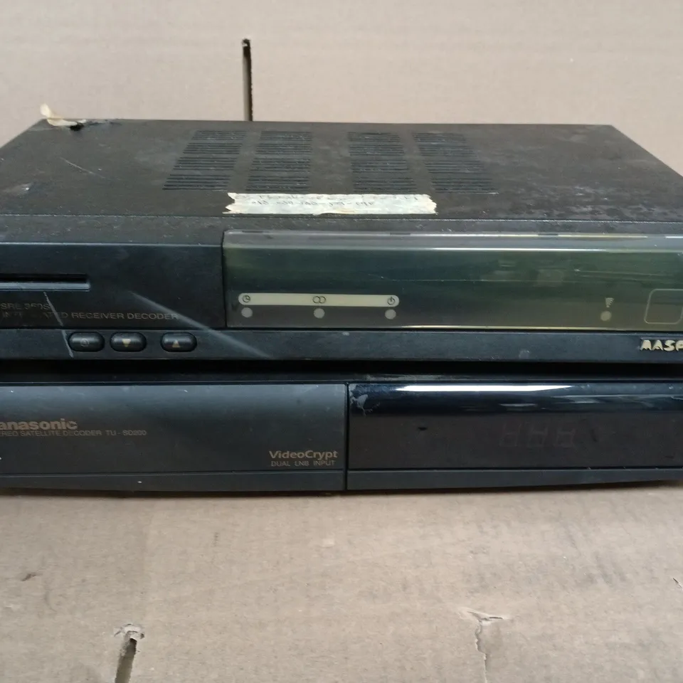 MASPRO IRD INTEGRATED RECEIVER DECODER & PANASONIC VIDEOCRYPT DUAL LNB RECEIVER