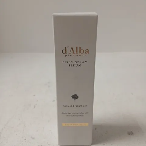 BOXED AND SEALED D'ALBA WHITE TRUFFLE FIRST SPRAY SERUM (50ML)
