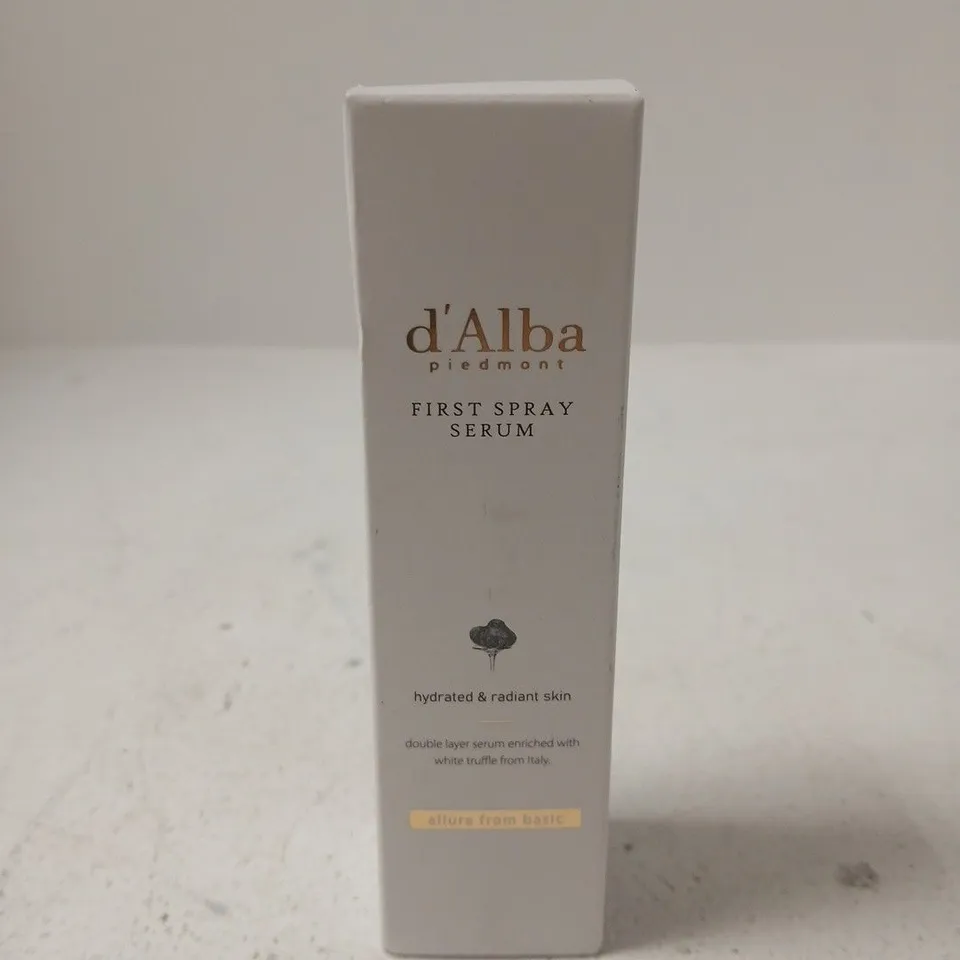 BOXED AND SEALED D'ALBA WHITE TRUFFLE FIRST SPRAY SERUM (50ML)