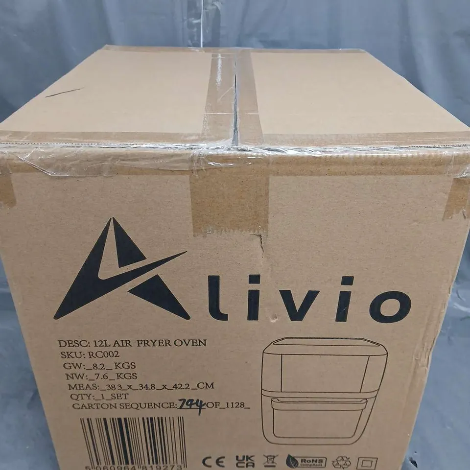 BOXED ALIVIO 12L AIR FRYER OVEN