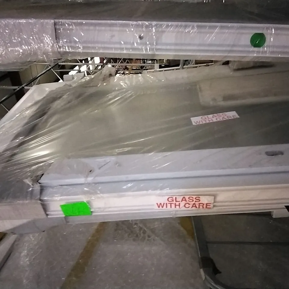 PVCU FULL GLAZED CLEAR BACK DOOR RIGHT HAND OPENING 2055MM × 840MM
