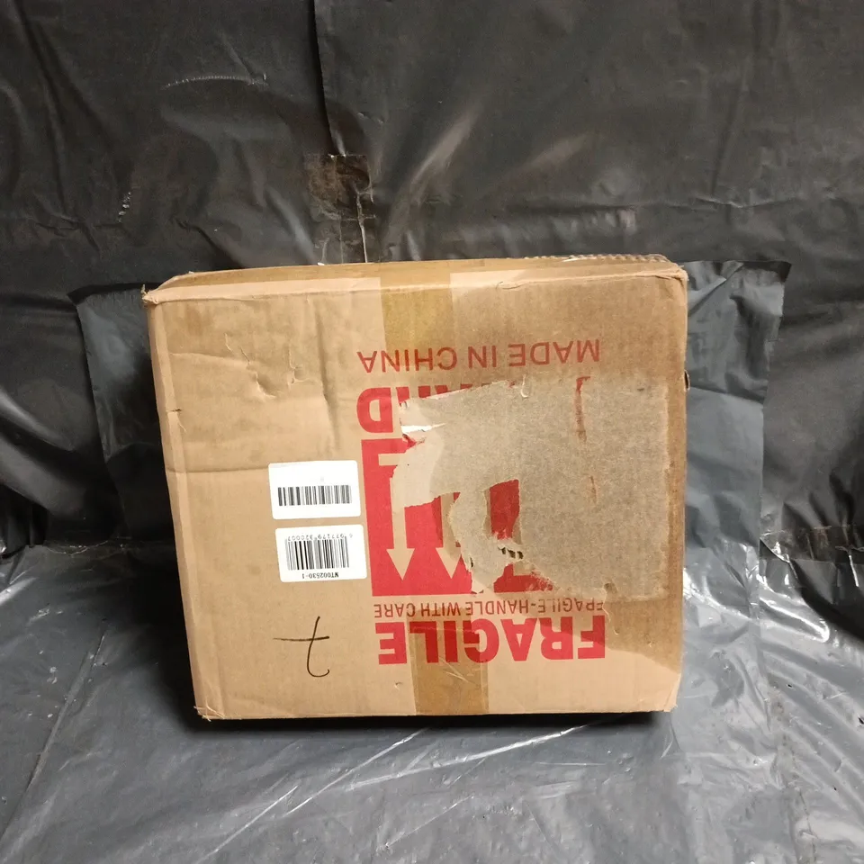 WHITE LIGHTED VANITY MAKEUP MIRROR WITH BULB SURROUND AND FOLD-OUT STAND WITH PLUG