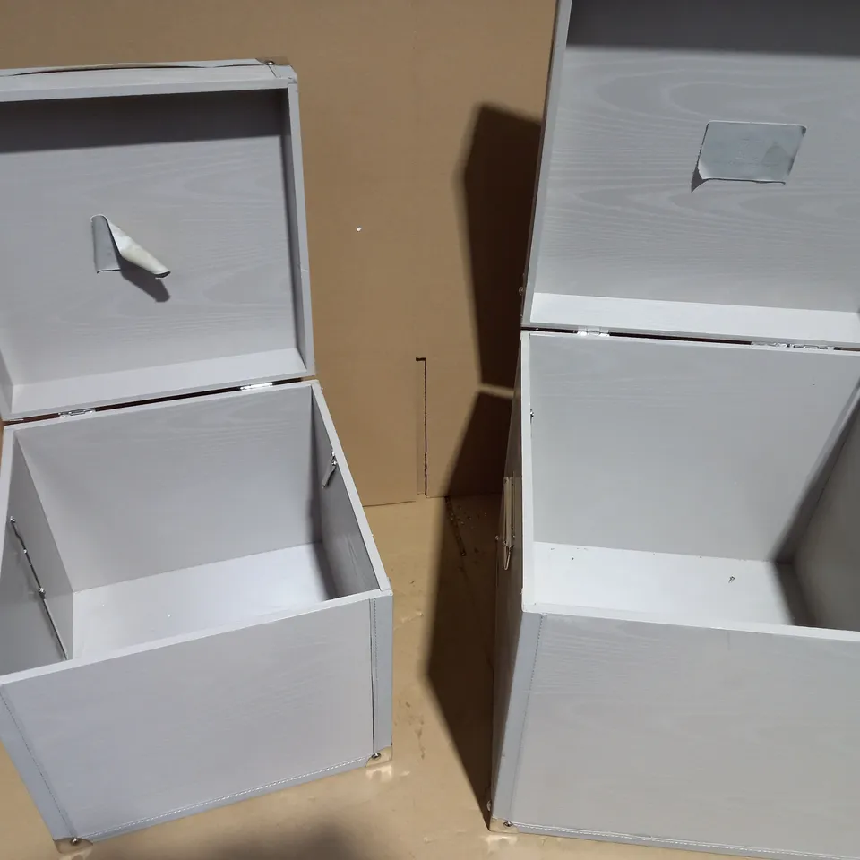 K BY KELLY HOPPEN BOXED SET OF NESTING STORAGE BOXES