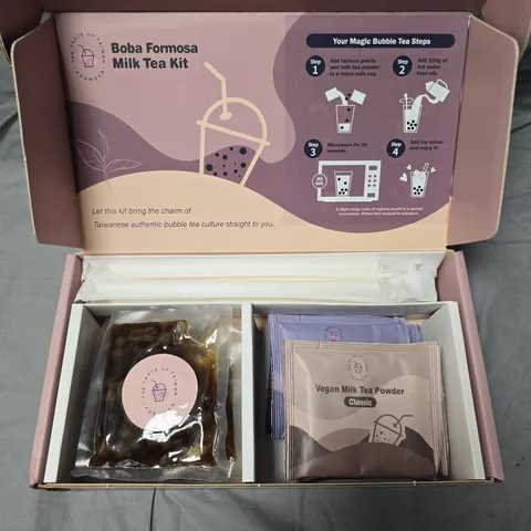 BOXED BOBA FORMOSA MILK TEA KIT 
