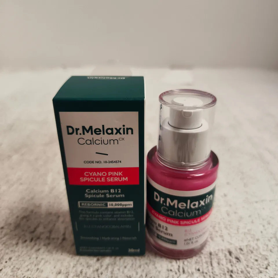 DR.MELAXIN CALCIUM CX CYANO PINK SPICULE SERUM – 30ML