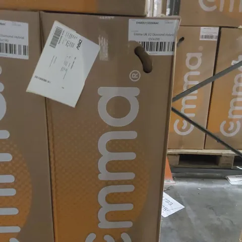 BRAND NEW BOXED EMMA UK V2 DIAMOND HYBRID 150 x 200CM KING SIZE MATTRESS 